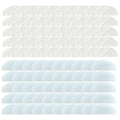 Gkhowiu Paquete de 100 Almohadillas de Fregona Desechables para Deebot Ozmo T8 AIVI T9 AIVI Robot Accesorios de Aspirador