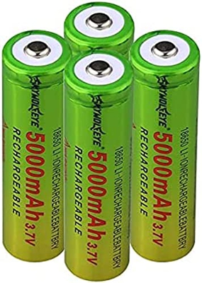 3.7v 5000mah18650 Li-Ion Oplaadbare Batterij Met Hoge Capaciteit, Gebruikt Voor Zaklamp Mini Fan Koplamp Zaklampen Power Bank Led-verlichting 6 Stuks,