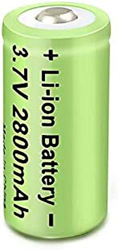 3.7v 2800mah 16340 Cr123a Li Ion Oplaadbare Batterij, Gebruikt Voor Zaklamp Power Bank Microfoons Radio Koplamp Led Licht 1PCS,6 STUKS: en oferta