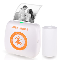 Karlak Impresora De Bolsillo BT Impresora Fotográfica Inalámbrica Impresora Térmica Portátil 203 PPP para Foto Imagen Recibo Nota Nota Etiqueta Adhesi en oferta