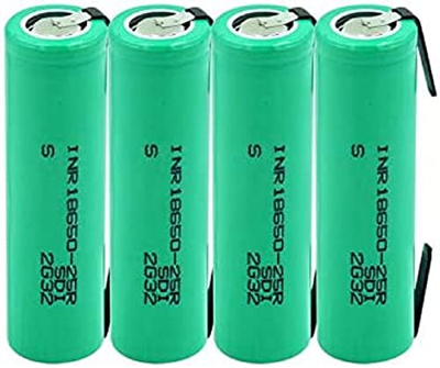 3.7v 2500mah Inr 18650 25r Lithium-ionbatterijen, Ontlading 20a Voor Power Bank Draadloze Bewakingsapparatuur Instrumentatie Led-verlichting 1 Stuks,4