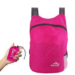 Mochila plegable ultraligera, pequeña mochila de senderismo, duradera y ligera para hombres y mujeres, para deportes al aire libre, viajes, senderismo características