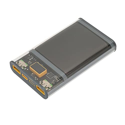 Banco de Energía de 10000 MAh, Cargador Portátil con Ajuste Automático de Energía Carga Rápida PD20W, Paquete de Batería Externo Compacto para Teléfon