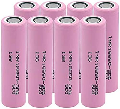 3.7v 3000mah Inr18650 30q Li-Ion Oplaadbare Batterij, Gebruikt Voor Led-zaklamp Power Bank Microfoons Radio's Afstandsbedieningen 2 Stuks,8 Stuks