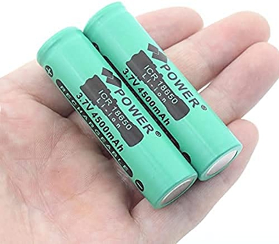 3.7v 4500mah 18650 Lithium Li-Ion Oplaadbare Batterij, Gebruikt Voor Zaklamp Power Bank Microfoons Radio's Koplampen Led-verlichting 10st,2 Stuks