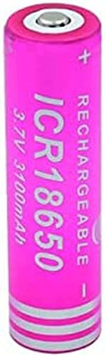 3.7v Icr 18650 3100mah Lithium Li Ion Batterij, Oplaadbare Voor Zaklamp Power Bank Microfoons Radio Koplamp Led Licht 6 Stuks,2 Stukken