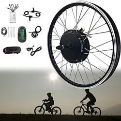 CUZONE Cassette de Rueda Trasera de Motor de buje de Bicicletas eléctricas 20, 24, 26, 27.5, 28, 29, 700c Pulgadas Kit de conversión de Motor Trasero  en oferta