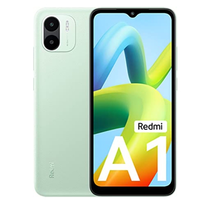 Xiaomi Redmi A1 Smartphone, Pantalla Dot Drop de 6,52", batería de 5000 mAh, cámara de 8 MP, 2+32 GB, Verde Claro