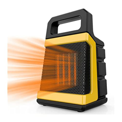 TOMYEUS Calentadores de Espacio para Uso en Interiores Calentador de Espacio de cerámica de 1500W con termostato Ajustable, Calentador Personal Interi en oferta
