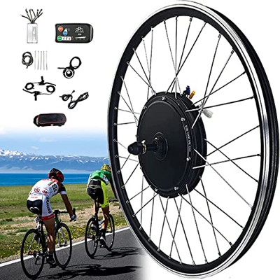 JTYX Kit de conversión de Bicicleta eléctrica de 26 Pulgadas Kit de conversión de Bicicleta eléctrica Kit de conversión de Bicicleta eléctrica Ebike