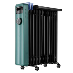 Calentadores de espacio para uso en interiores Radiador relleno de aceite de 2000 W, 13 calentador eléctrico portátil de aleta con rejilla de secado,  precio