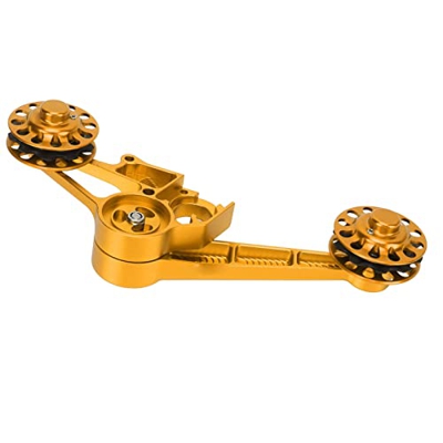 OLIMY Tensor de Cadena de polea Trasera, Tensor de Cadena de Bicicleta Resistente al Desgaste Ligero de Alta dureza 10T for Bicicleta Plegable (Color 