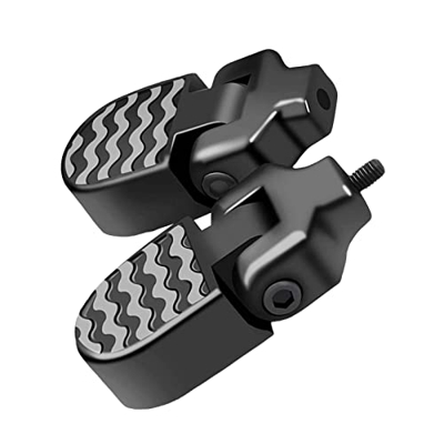 Yajuyi 2X Placas de Pie Plegables para Bicicleta Accs Pedales Traseros Reposapiés para Motocicleta