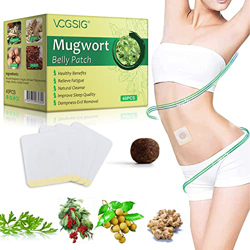 Pieza de Mugwort Navel Sticker,Natural Herbal Belly Sticker,Detox Pflaster,Beifuß ombligo Aufkleber für Bierbauch, Bauchfett Taille, Eimer Taille precio