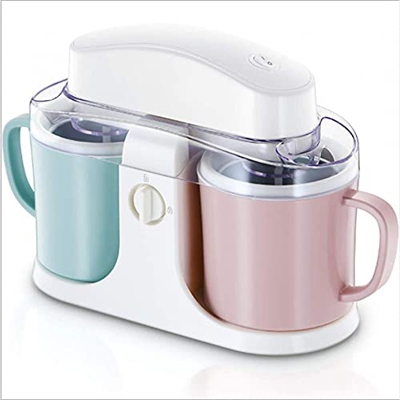 MGUOTP Heladera eléctrica, máquina de postres de Frutas congeladas, Apta for máquinas de Cocina, de Doble Pared, máx.Máquina for Hacer Helados 1L