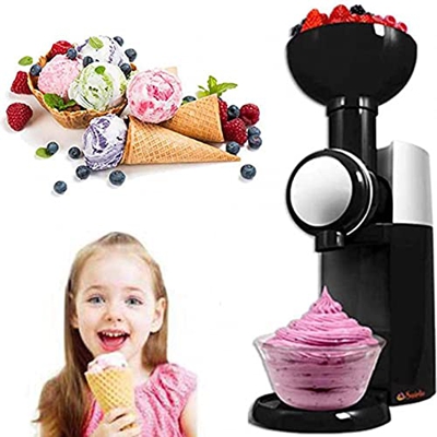 MGUOTP Máquina for Hacer Helados, máquina automática for Hacer sorbetes de Yogur congelado de 800 ml con congelador Incorporado for licuadora portátil