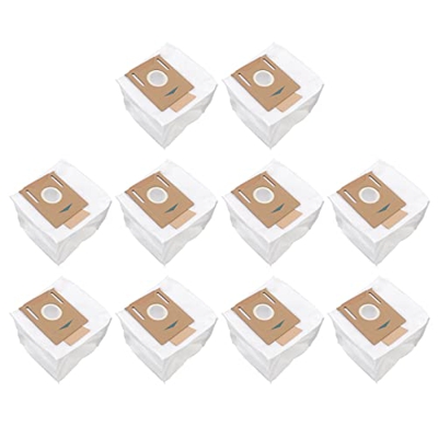 Haofy Bolsa de Polvo de Robot de Barrido de 10 Piezas Bolsa de RecoleccióN de Polvo de Gran Capacidad de Tela No Tejida para T8 T9 Capa de Filtro de F