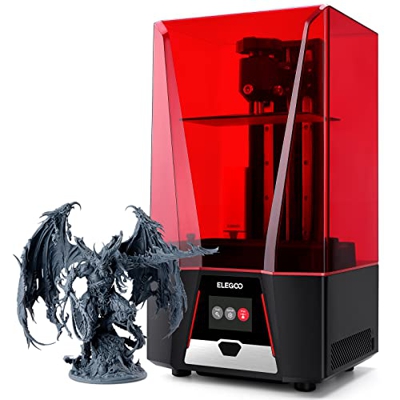 ELEGOO Saturn 2 Impresora 3D 8K, Impresora 3D de Fotocurado UV con LCD Monocromática 10 Pulgadas, Purificación de Aire, Fuente de luz Matrix UV LED, T