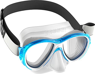 Cressi Samoa Mask Máscara Buceo, Adultos Unisex, Transparente/Aguamarina, Talla única