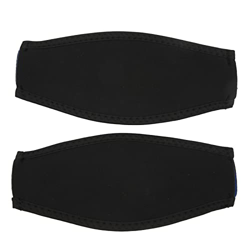 2 piezas de máscara de buceo correa de máscara de neopreno máscara de buceo correa de máscara de buceo correa protector de pelo envoltura para máscara en oferta