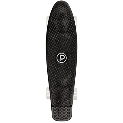 Playlife Vinilo Classic Black 22" - 55,9 cm/15,2 cm, 60 x 40 mm, 78 A, rodamientos ABEC 5 Carbon Steel Bearings, artículo 880316
