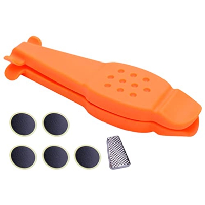 Gatuida 1 Juego de Reparación de Neumáticos de Bicicleta de Montaña Parches de Reparación de Neumáticos Palanca de Neumáticos de Bicicleta