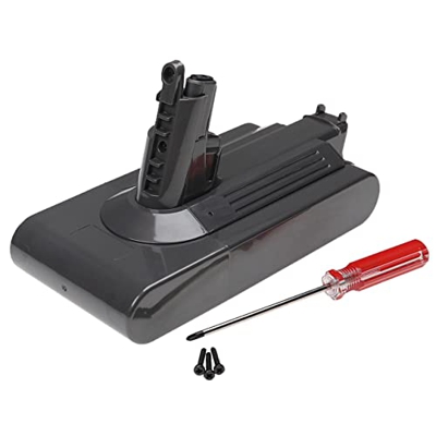 vhbw Batería compatible con Dyson V15 Detect Absolute Extra, Detect Total Clean aspiradora (4200 mAh, 25,2 V, Li-Ion, gris oscuro)
