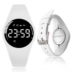 HUYVMAY Reloj Deportivo para niños con podómetro, sin aplicación, no Requiere teléfono, 1 Hora de Carga para 20 días de Uso, Reloj Digital para niños  características