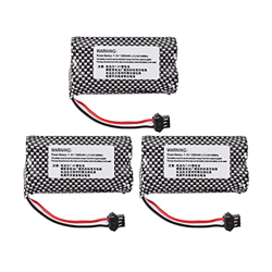 ZHOUHONG 7.4v 1300mAh 18650 Li-Ion batería SM-3P Enchufe con Cargador USB para Watch Gesture Sensing RC Stunt Car 3pcsbattery en oferta