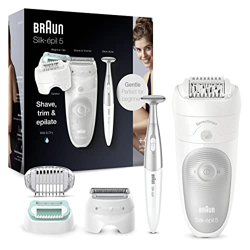 Braun Silk-épil 5 5-825 Depiladora Mujer Para Una Depilación Suave, Blanco/Gris características