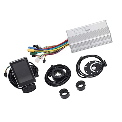 Kit de ConversióN de Bicicleta, Kit de Controlador de Motor DC 36V 48V con Panel GD06 para Scooters eléCtricos