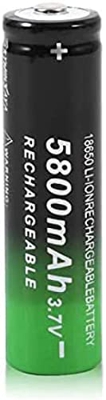 Paquete de batería de Iones de Litio de Alta Capacidad, 3,7 V, 5800mAh, 18650, Recargable para Linterna Led, Luces de Emergencia, Dispositivos portáti