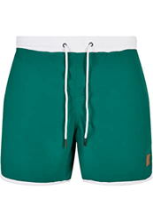 URBAN CLASSICS Bañador para Hombre Estilo Retro, Bermudas Cortos, Shorts de Baño para Natación de Secado Rápido adapto para las Vacaciones, Tallas XS  precio