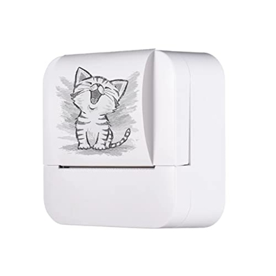 YFQHDD Mini Impresora Termal Todo en uno Portátil Portátil Máquina de impresión 20 3DPI Inalámbrico BT Conexión for la Lable. Bricolaje