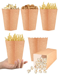 LUNEKUCK Cajas para Palomitas 30PCS Cajas Palomitas Carton Bolsas Palomitas de Maiz Caja Palomitas Caramelo Bol Palomitas Cajas Galletas Cubo Palomita características