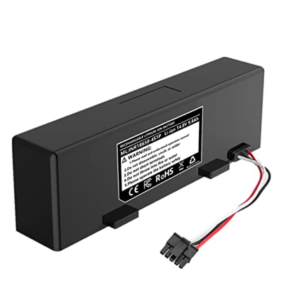 BOLKA Piezas de aspiradora Batería Recargable Compatible con Viomi V3 V2 Pro VRVCLMB21B MVVC01-JG STYTJ02YM Robot Aspirador 14.8V 9800mAh Robot de Bar