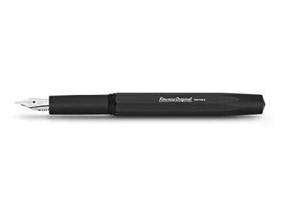 Kaweco Pluma estilográfica original - Negro Cromo 060 - M