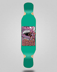 Urgh Skateboard Longboard Deck 46x10 Monster Green en oferta