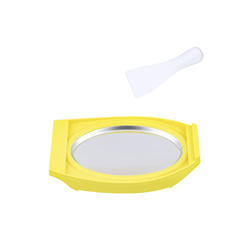 Máquina helados enrollada, acero inoxidable para hacer yogur congelado, plato comida frita, plato congelador, cuenco comida saludable, grado alimentic precio