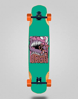 Urgh Skate Skateboard Longboard Complete Mix Bamboo 38x8.45 Monster Green