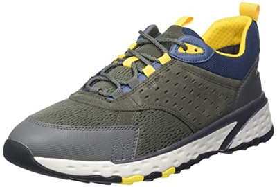 Geox U Sterrato, Zapatillas Hombre, Lt Olive, 39 EU