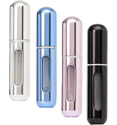 NOPEILVI- Portable Mini Refillable Empty Spray Bottle,Scent Pump Case,Bottle Atomizer Bottom Refill Pump Case 5ml Home Supplies. en oferta