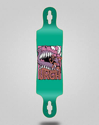 Urgh Skate Skateboard Longboard Deck 40x9 Drop Monster Green en oferta