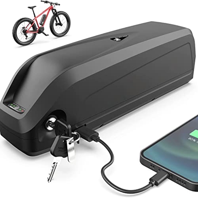 HJGHY Batería de Bicicleta eléctrica 36V 48V Paquete de batería Bicicleta eléctrica 36V 20Ah Batería de Iones Litio 48V 15Ah con Cargador y Puerto USB