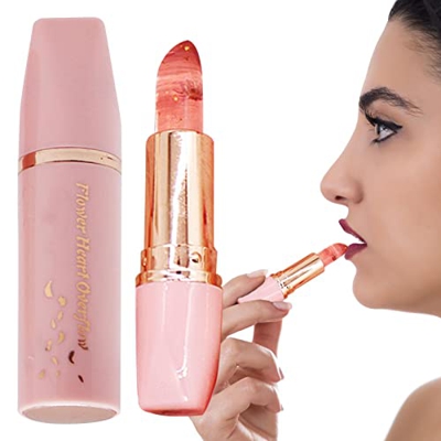 Xiaocao Lápiz Labial Que Cambia de Color | Cosméticos de bálsamo Labial de gelatina de Flor Que Cambia de Color hidratante - Nutritious Lip Balm Hidra
