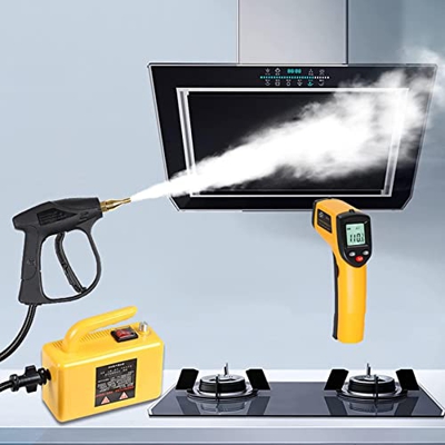 AADECOR Limpiador A Vapor De Alta Temperatura /2600W,Vaporeta Limpiador Al Vapor MultifuncióN para Limpiar Ventanas Y Alfombras De Pisos, Ventanas, Al