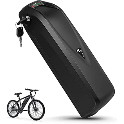 HJGHY Batería Ebike 52V 15Ah 17Ah E-Bike Paquete de batería Batería de Iones de Litio con Cargador 2A para 300W 650W 900W Kit de conversión de Motor d