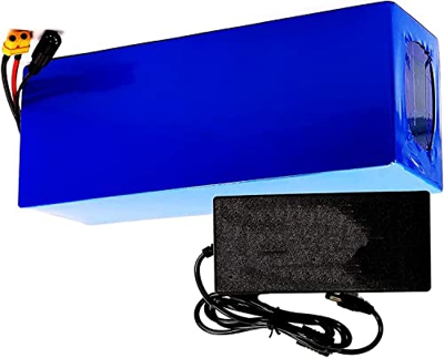 stdpcxz 48V 20Ah Paquete Batería Iones Litio Bicicleta Eléctrica Batería Litio para Bicicleta Eléctrica Batería para Motor 200W-1000W con BMS + Cargad