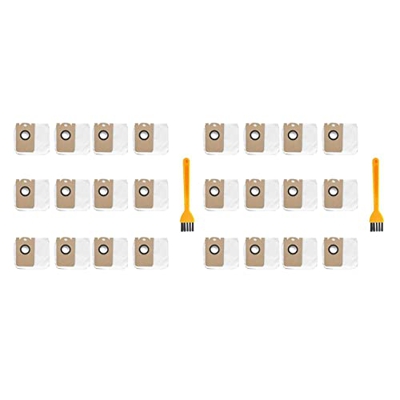 PROSY Bolsa de Polvo Prueba de Fugas de 24 Piezas para M7 Pro M8 Pro Aspiradora Robot Bolsas de Tela de Gran Capacidad de Tres Capas de 2.5L