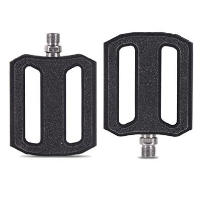 GANMEI Pedal de bicicleta de ciudad 9/16 pulgadas antideslizante Pedales de bicicleta aleación de aluminio Pedal plataforma para BMX Road Bike